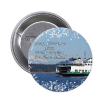Navidad del transbordador del puerto de viernes bu pin
