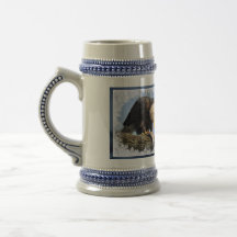 Navidad Eagle por el ángel Cher Taza
