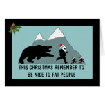 Navidad hilarante tarjeta