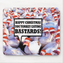 Navidad vegetariano tapete de raton