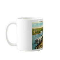 Navigation Dock, Albany NY 1924 vintage Coffee Mugs