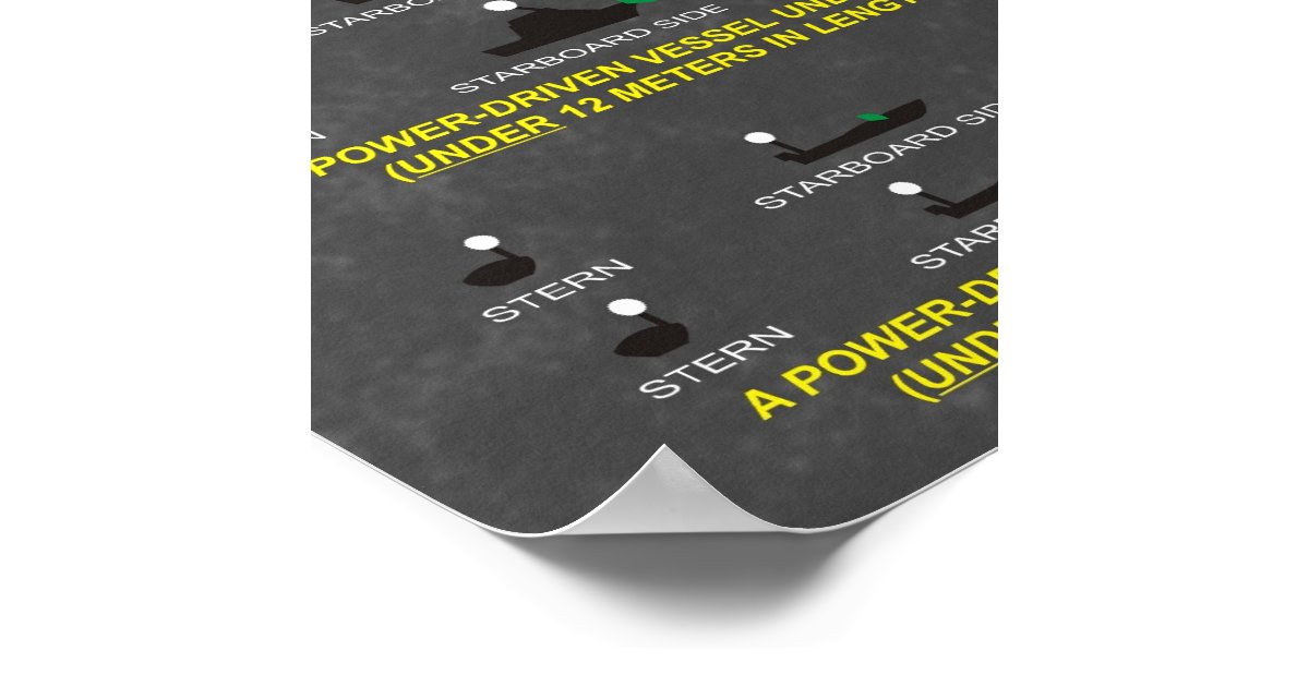 Navigation Lights International Rules Part 2 Poster Zazzle