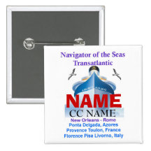 NAVIGATOR OF THE SEAS NAME TAG BUTTON