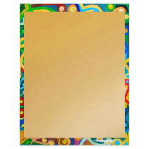 NAVINJOSHI art Borders n Golden Skyblue Base letterhead by doonagiri NAVINJOSHI art Borders n Golden Skyblue Base letterhead