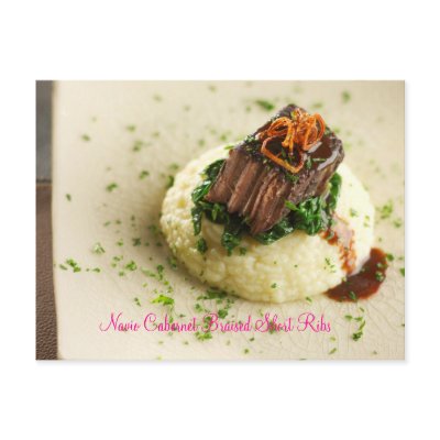 Braised Short Ribs. Navio Cabernet Braised Short
