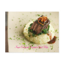 Navio Cabernet Braised Short Ribs postcards