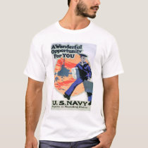 Navy - A Wonderful Opportunity (US02294) t-shirts