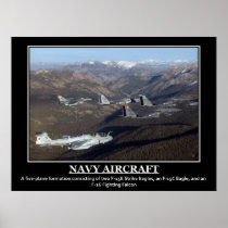 Navy aircraft Print