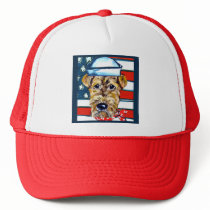 Navy Airedale hats by Airedales_by_Joanne Navy Airedale hats