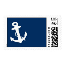Navy Anchor postage by BElenteny Navy Anchor postage