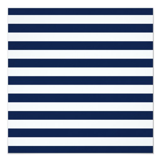 Navy and Coral Nautical Baby Shower Invitation