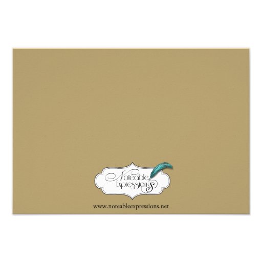 Navy and Gold Masquerade Wedding Rehearsal Dinner Announcement