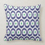 Navy and Green iKat Pillow