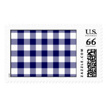 Navy and White Gingham Pattern – Large stamps
