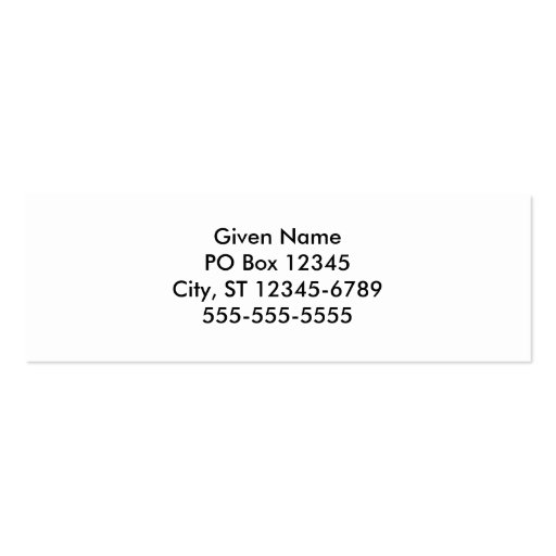 Navy and White Polka Dots Business Card Template (back side)