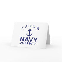 Navy Aunt Greeting Cards