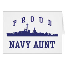 Navy Aunt Card