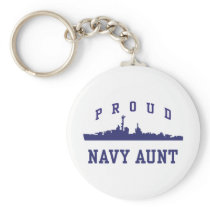 Navy Aunt Key Chain