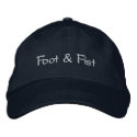 Navy Baseball Cap - Foot & Fist embroideredhat