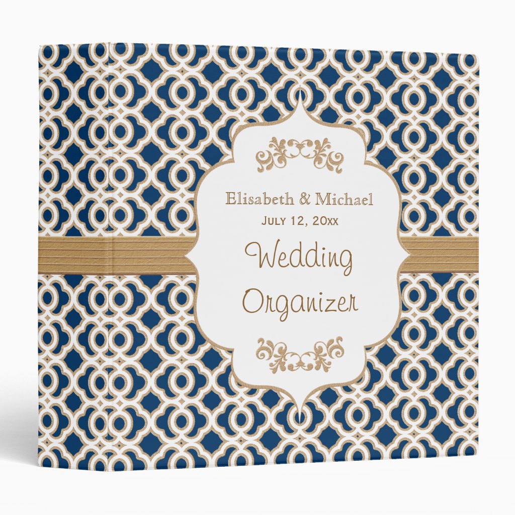 Wedding planning ring binder