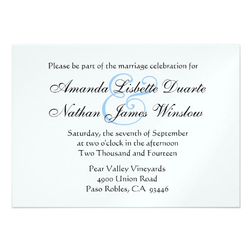 Navy Blue and White Diamond Damask Wedding Custom Invite