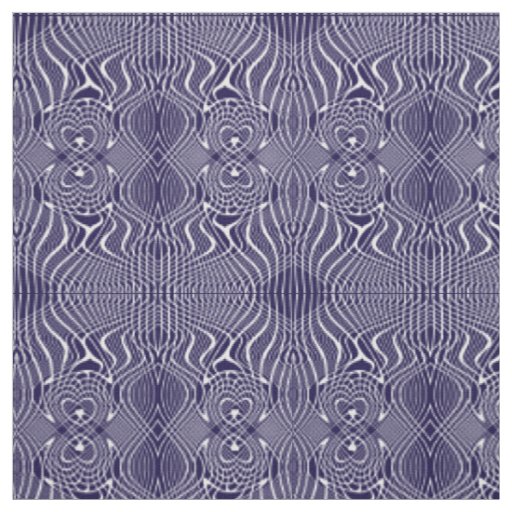 Navy Blue And White Intricate Swirly Damask Fabric Zazzle