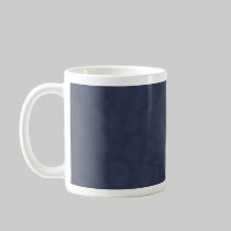 Navy Blue Bubbles Mug mugs