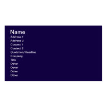 Navy Blue business cards