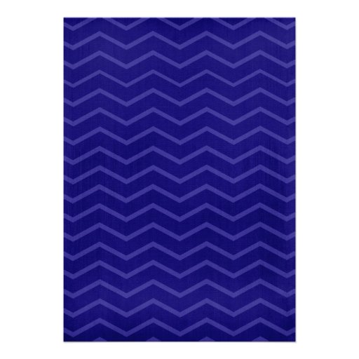 Navy Blue Chevron Stripes Bridal Shower Invitation