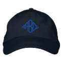 Navy Blue Custom Monogrammed Embroidered Hat embroidered hats