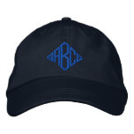 Navy Blue Custom Monogrammed Embroidered Hat