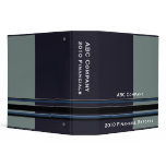 navy blue  grey business binders