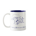 Navy Blue HMS Logo mug