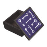 Navy Blue KEYS Gift Box premium gift boxes