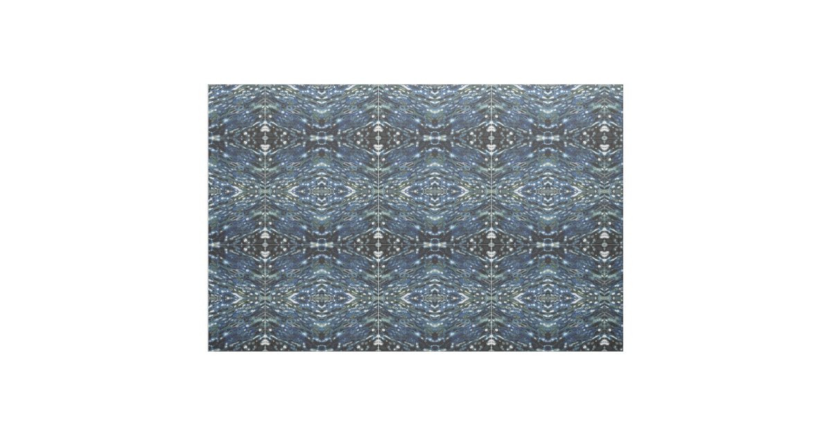Navy Blue, Light Blue, Green & Cream Fabric 'NYC' Zazzle
