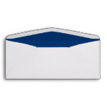 Navy Blue Lined #10 Envelope