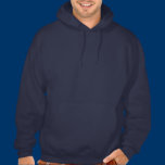 Navy Blue Men's Hooded Sweatshirt t-shirts