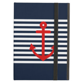 Navy Blue Nautical iPad Cover