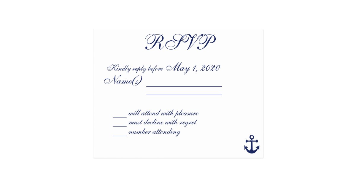 nautical names navy blue nautical wedding rsvp postcard names zazzle nautical names navy blue nautical wedding rsvp postcard names zazzle