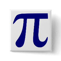 Navy Blue Pi Symbol