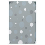 Navy blue polka dot stationary paper custom stationery