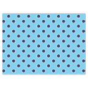 Navy Blue Polka Dots on Light Blue Tissue Paper 17" X 23" Tissue Paper