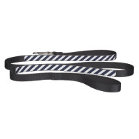 Navy Blue Preppy Stripes Dog Leashes