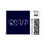 Navy blue RSVP Stamps