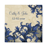 "navy blue" Save the date magnet