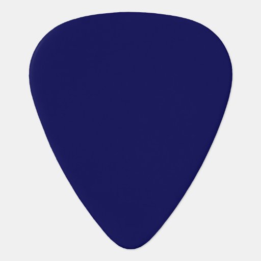 Navy Blue Solid Color Guitar Pick Zazzle