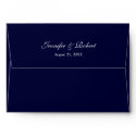 Navy Blue Wedding Envelope envelope