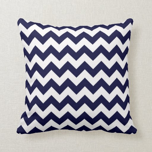 Zig Zag Pattern Cushions | navy blue white chevron zig zag pattern throw pillow zazzle Zig Zag Pattern Cushions | navy blue white chevron zig zag pattern throw pillow zazzle