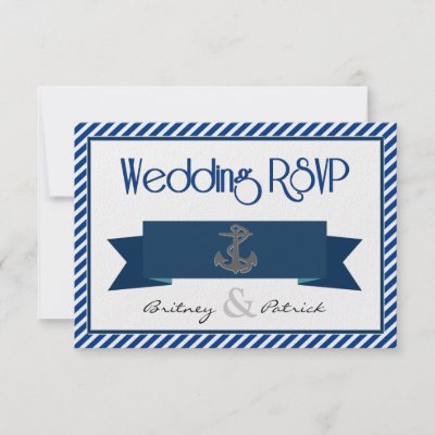 Compliment your nautical wedding theme with these invitations that feature 