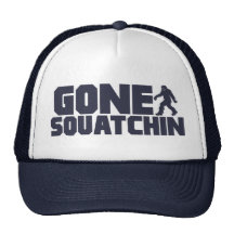 Navy Bobo GONE SQUATCHIN Hat Finding Bigfoot